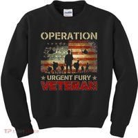 Operation Urgent Fury Combat Veteran Grenada Kids Sweatshirt thumb 0