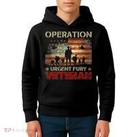 Operation Urgent Fury Combat Veteran Grenada Kids Hoodie thumb 4