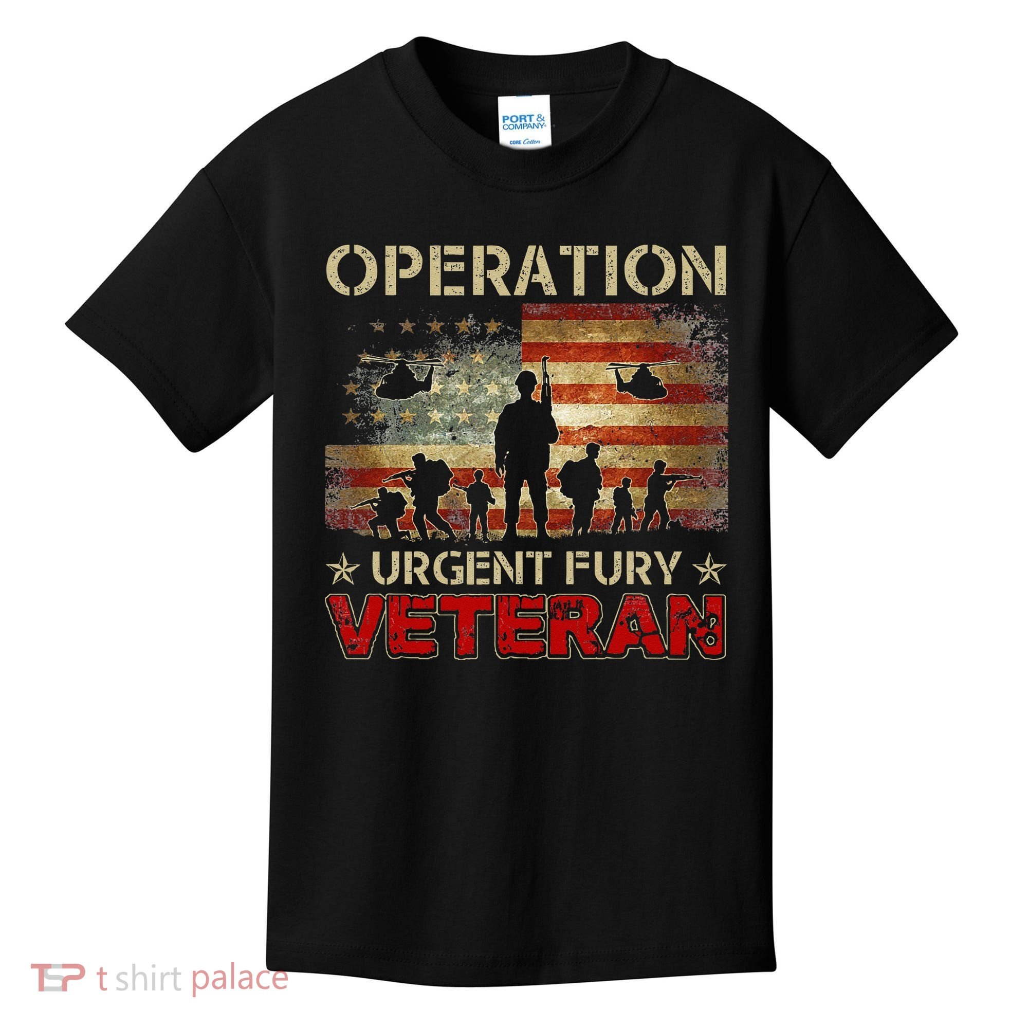 Operation Urgent Fury Combat Veteran Grenada Kids T-Shirt