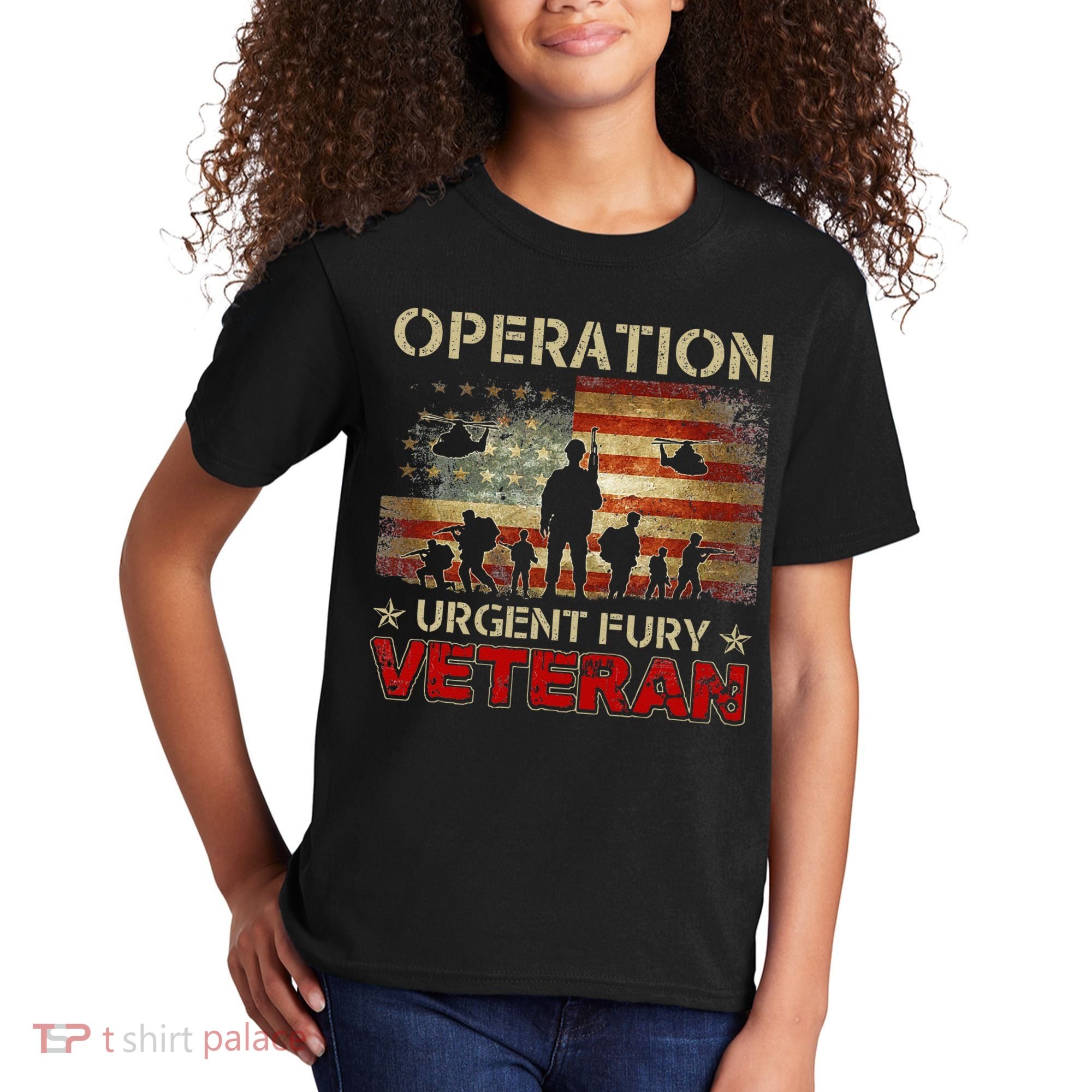 Operation Urgent Fury Combat Veteran Grenada Kids T-Shirt