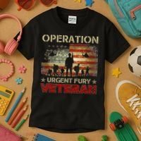 Operation Urgent Fury Combat Veteran Grenada Kids T-Shirt thumb 3