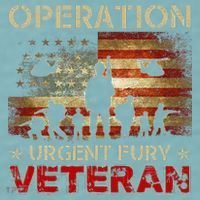 Operation Urgent Fury Combat Veteran Grenada Sueded Cloud Jersey T-Shirt thumb 2