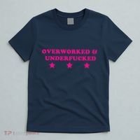 Overworked & Under Funny Meme T-Shirt thumb 5