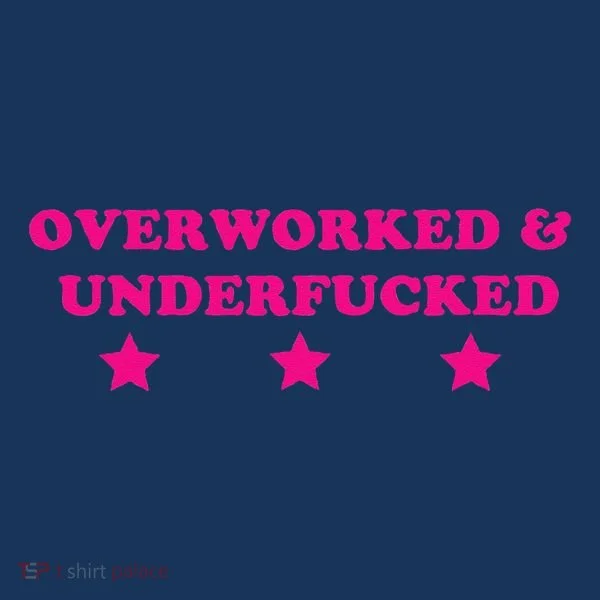 Overworked & Under Funny Meme Bucket Hat
