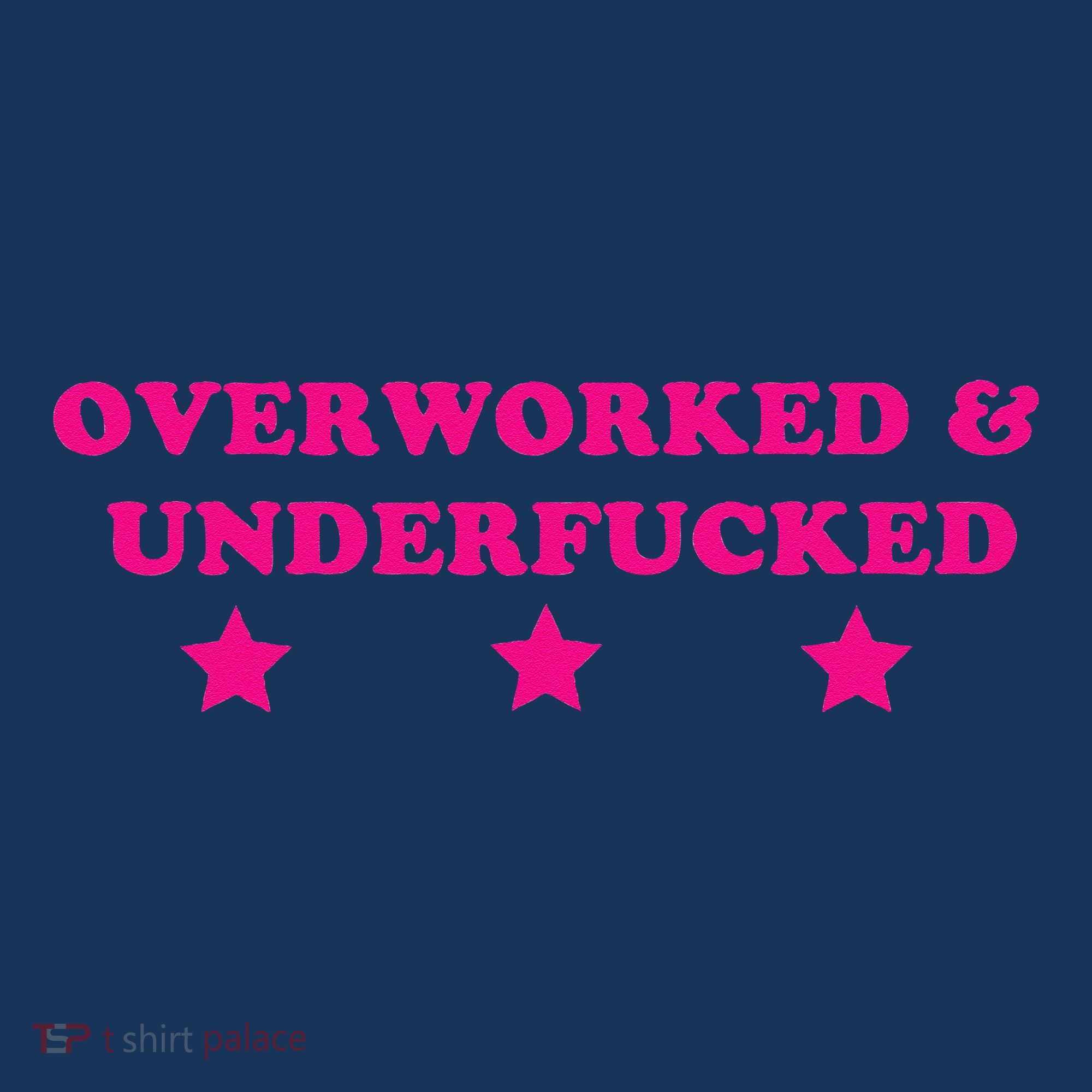 Overworked & Under Funny Meme Coaster