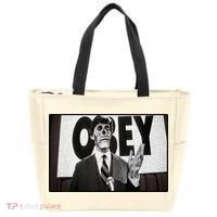 Obey Usa Freedom Funny Defy Fight 2 Tote Bag thumb 0