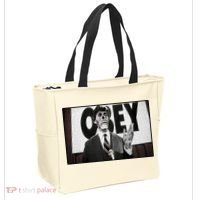 Obey Usa Freedom Funny Defy Fight 2 Tote Bag thumb 2