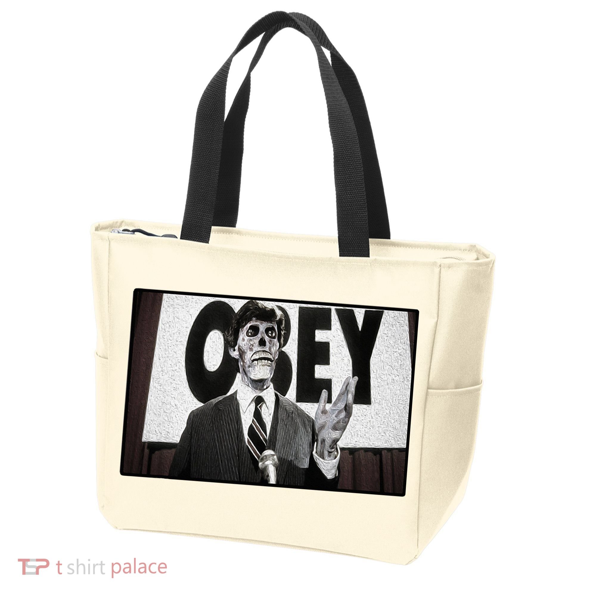Obey Usa Freedom Funny Defy Fight 2 Tote Bag