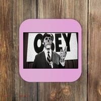 Obey Usa Freedom Funny Defy Fight 2 Coaster thumb 0