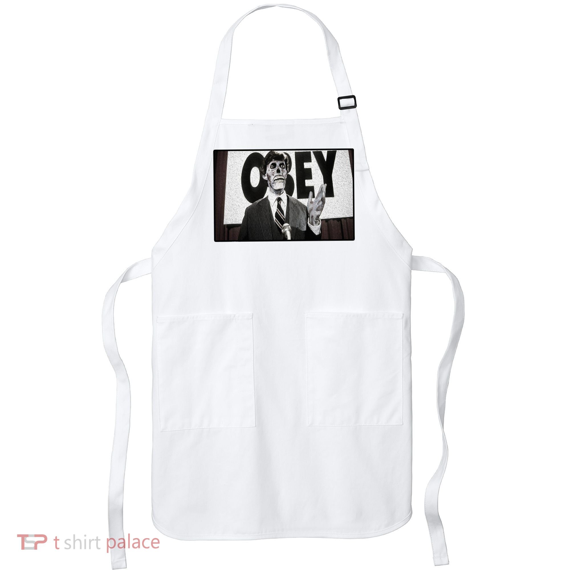 Obey Usa Freedom Funny Defy Fight 2 Apron