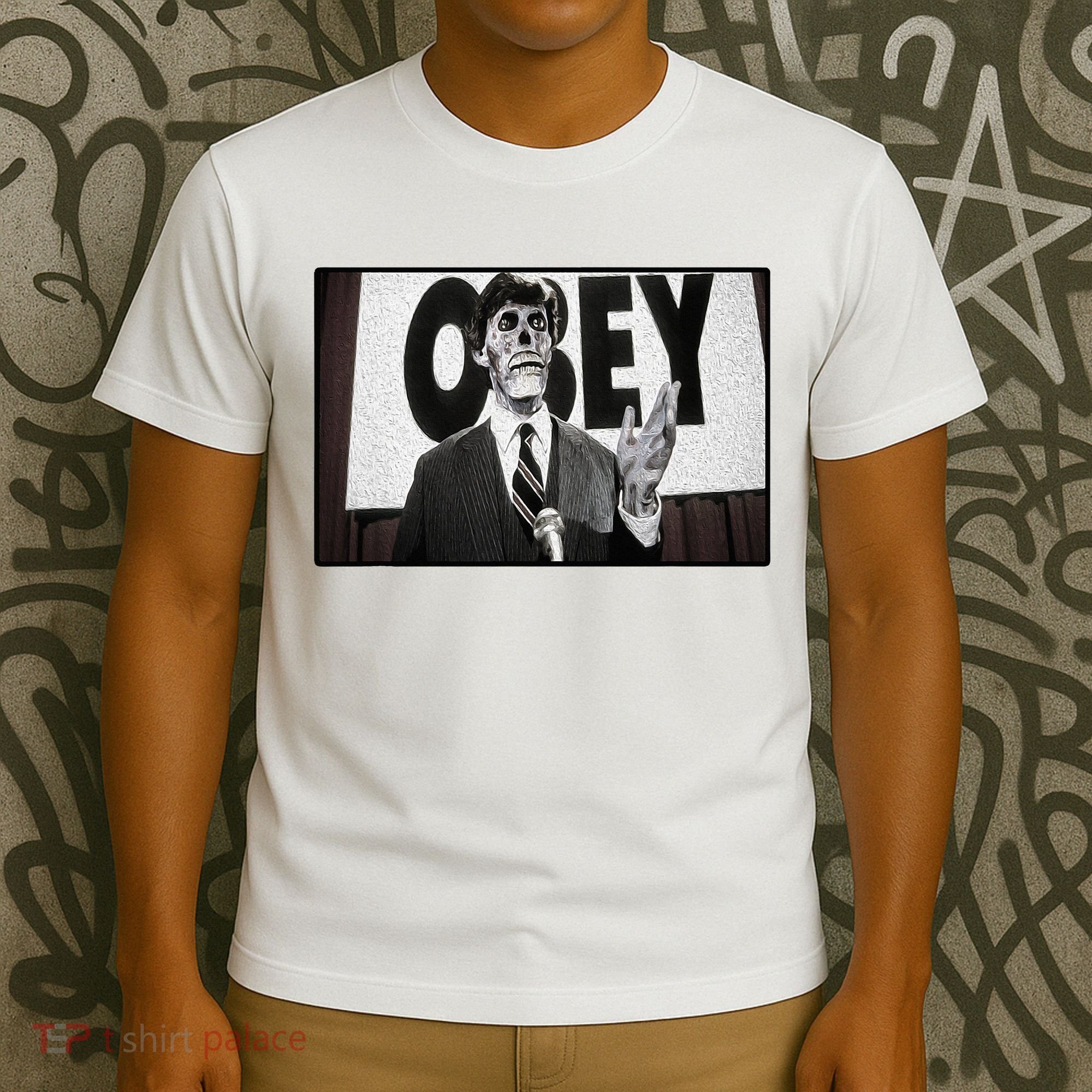 Obey Usa Freedom Funny Defy Fight 2 T-Shirt
