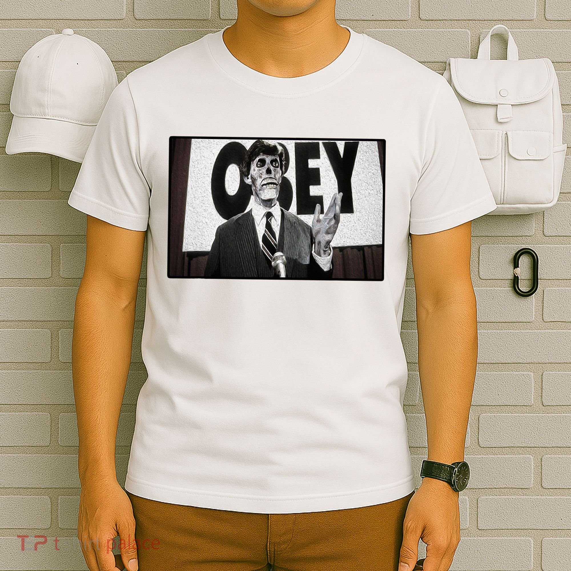Obey Usa Freedom Funny Defy Fight 2 T-Shirt
