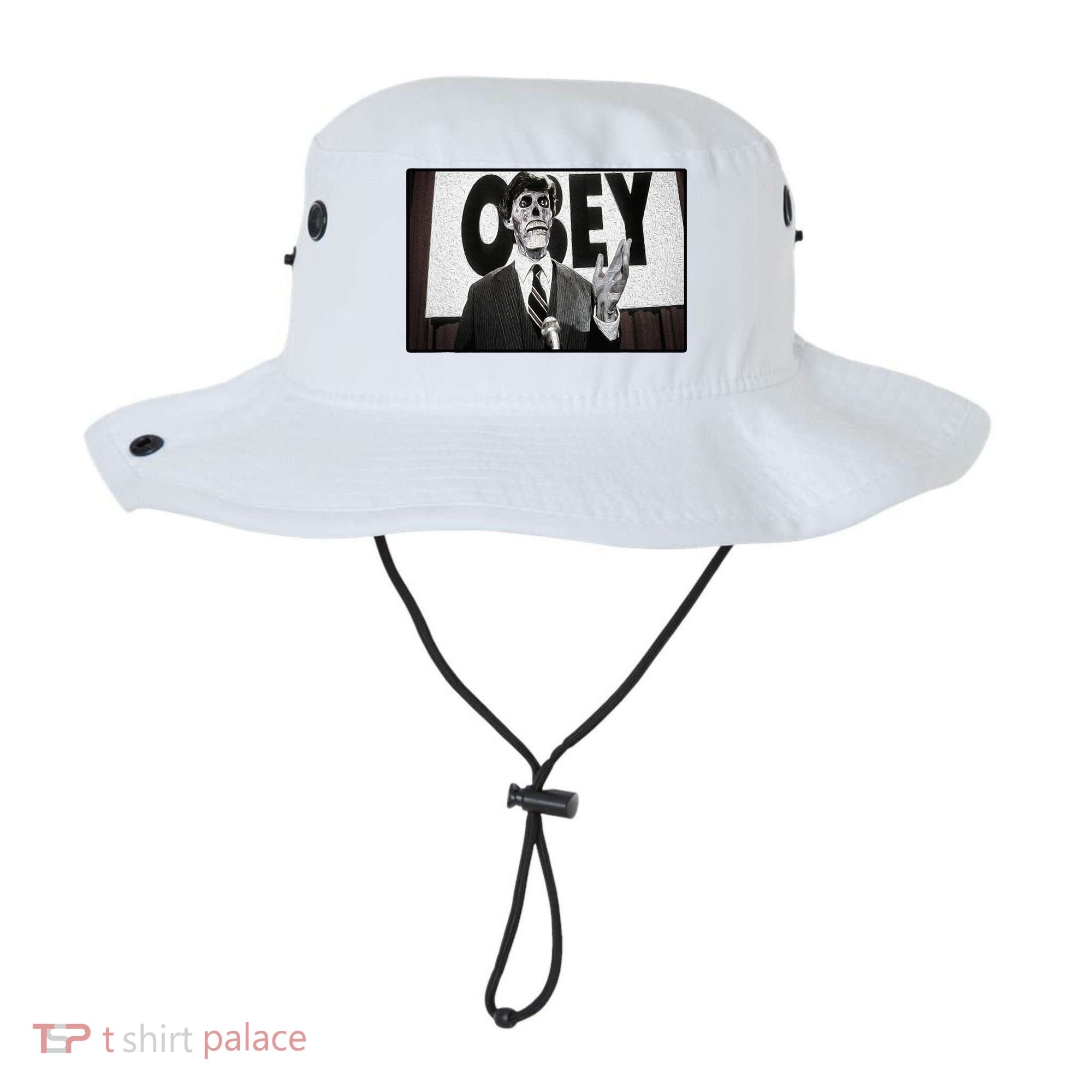 Obey Usa Freedom Funny Defy Fight 2 Bucket Hat