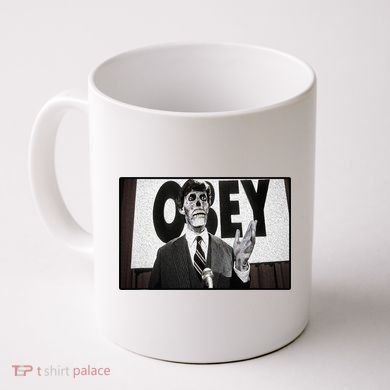 Obey Usa Freedom Funny Defy Fight 2 Coffee Mug