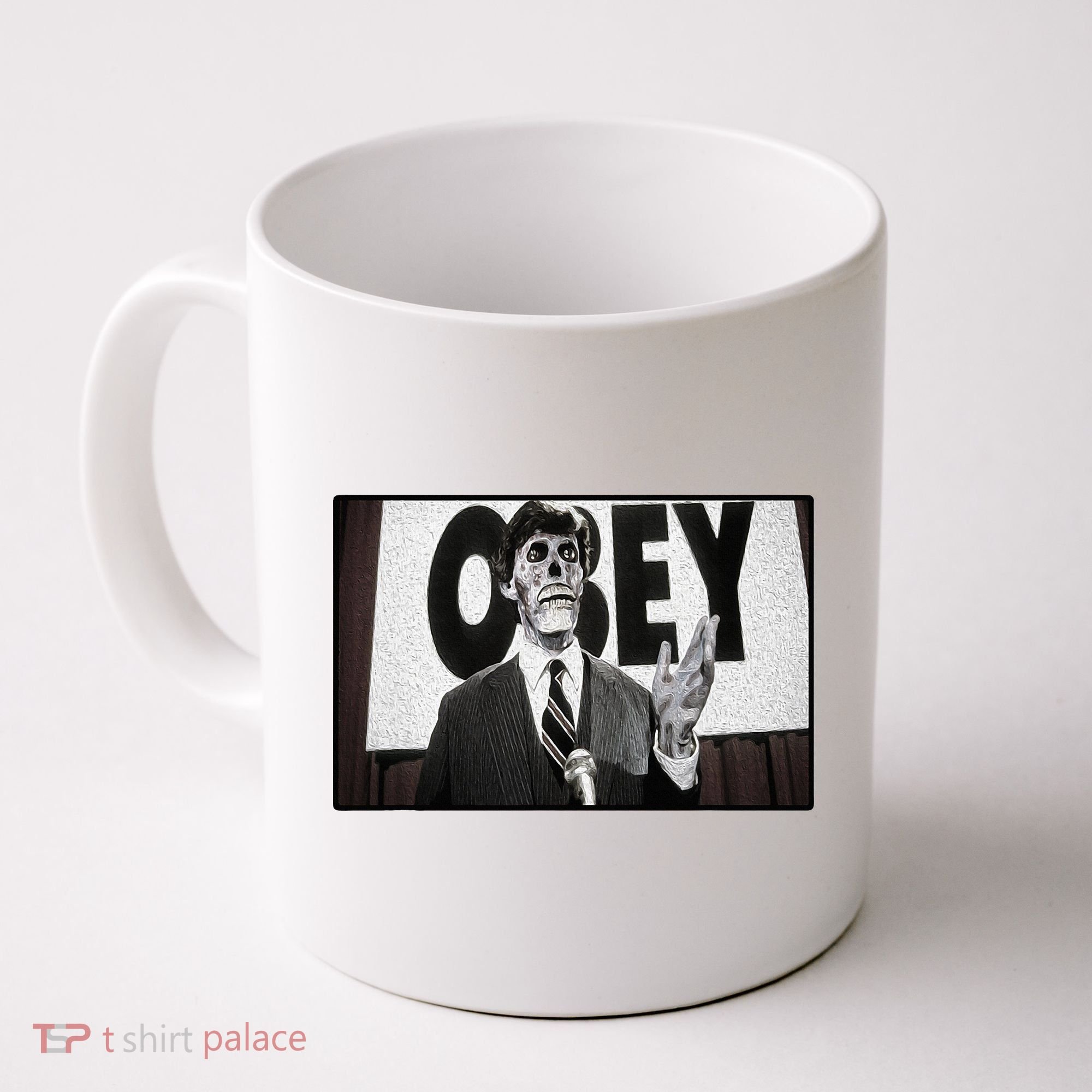 Obey Usa Freedom Funny Defy Fight 2 Coffee Mug