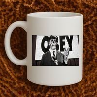 Obey Usa Freedom Funny Defy Fight 2 Coffee Mug thumb 2