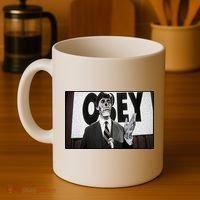 Obey Usa Freedom Funny Defy Fight 2 Coffee Mug thumb 4