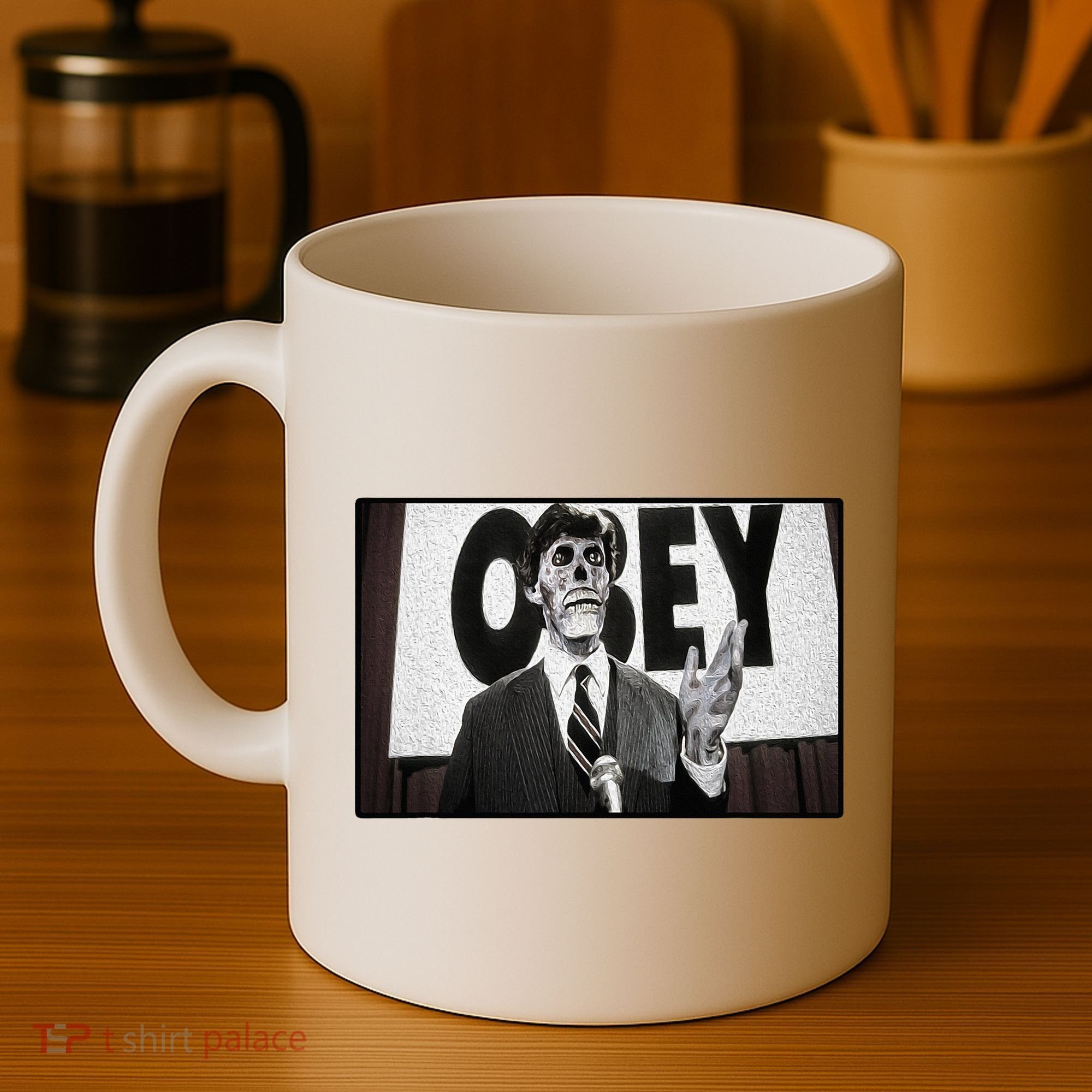 Obey Usa Freedom Funny Defy Fight 2 Coffee Mug