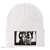 Obey Usa Freedom Funny Defy Fight 2 Beanie thumb 0