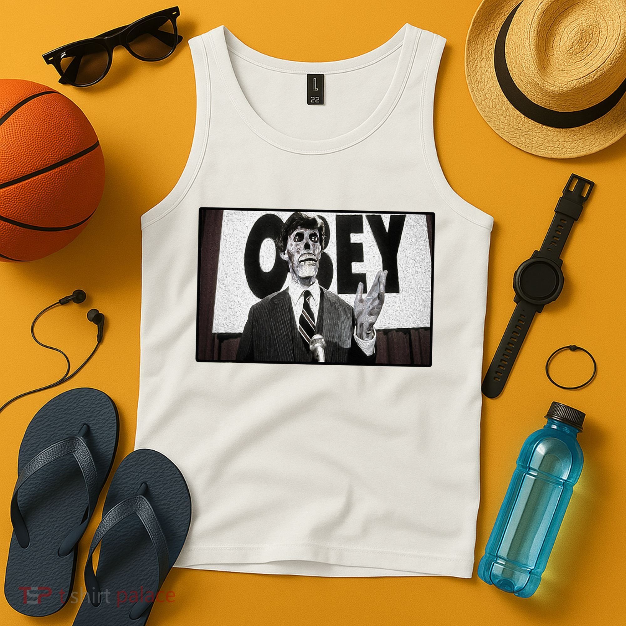Obey Usa Freedom Funny Defy Fight 2 Tank Top