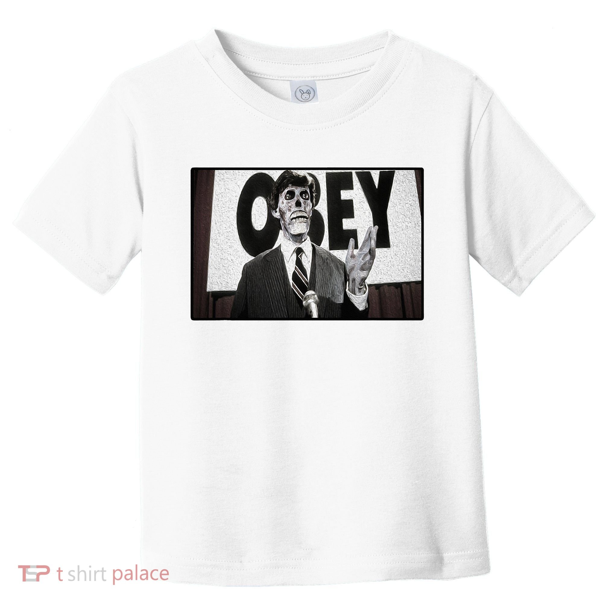 Obey Usa Freedom Funny Defy Fight 2 Toddler T-Shirt