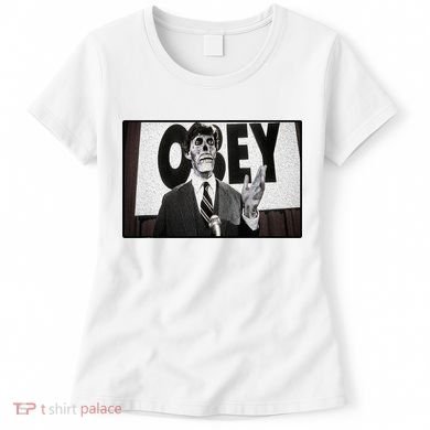 Obey Usa Freedom Funny Defy Fight 2 Women's T-Shirt