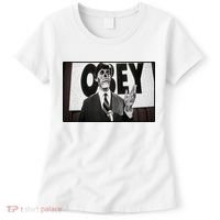 Obey Usa Freedom Funny Defy Fight 2 Women's T-Shirt thumb 0