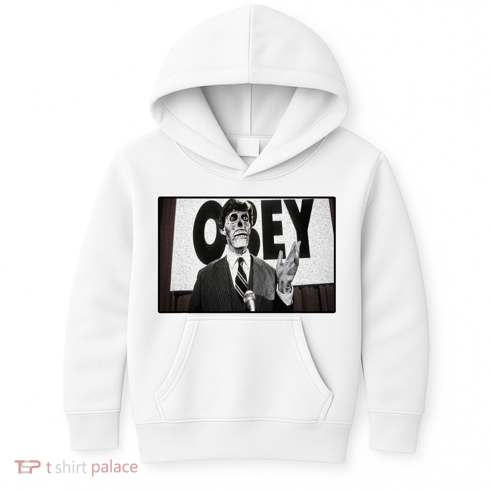 Obey Usa Freedom Funny Defy Fight 2 Kids Hoodie