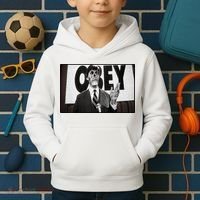 Obey Usa Freedom Funny Defy Fight 2 Kids Hoodie thumb 2