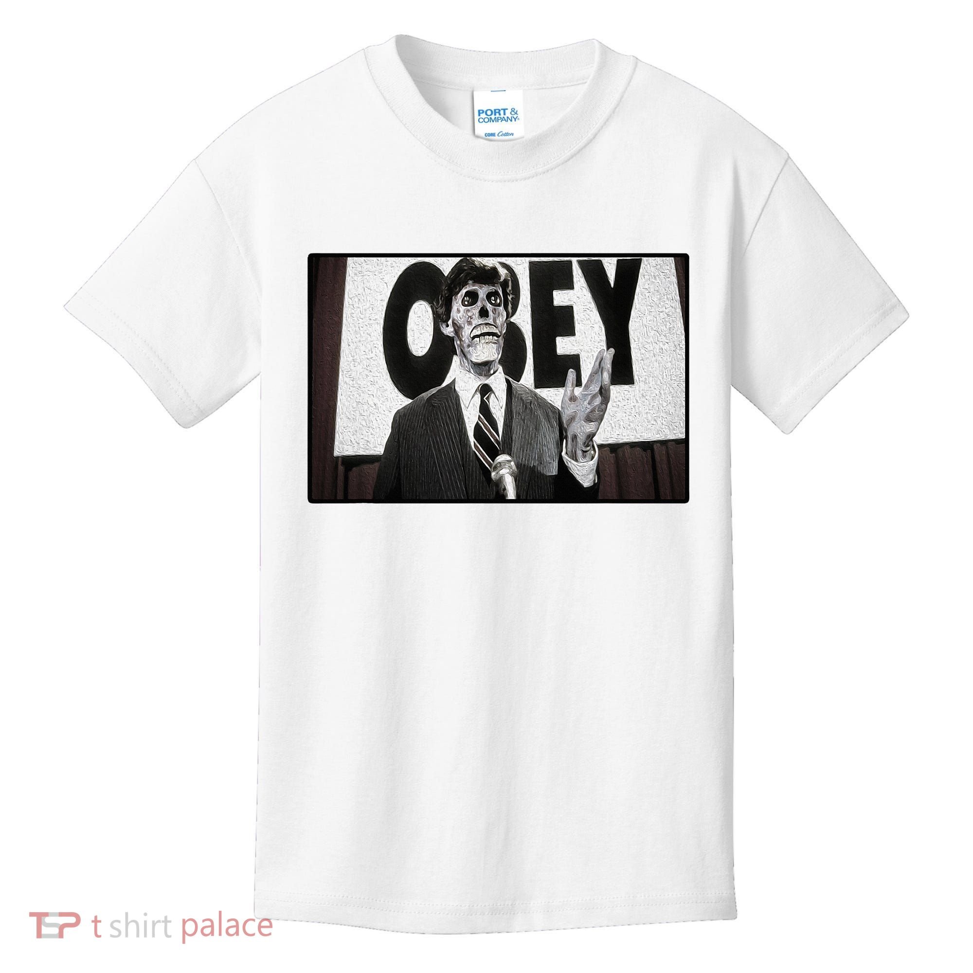 Obey Usa Freedom Funny Defy Fight 2 Kids T-Shirt