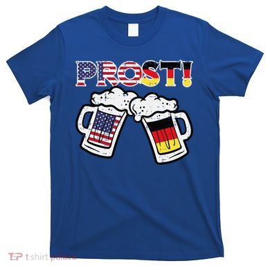 Oktoberfest Us German Flag Mug Prost Bavarian Dad T-Shirt