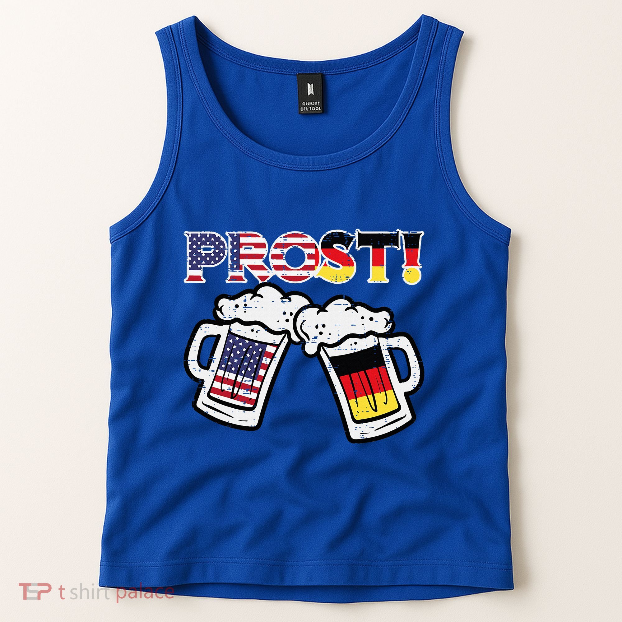 Oktoberfest Us German Flag Mug Prost Bavarian Dad Tank Top