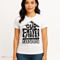 Our Faith Can Move Mountains  Women's T-Shirt thumb 4