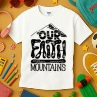 Our Faith Can Move Mountains  Kids T-Shirt thumb 3