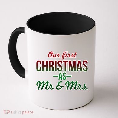 Our First Christmas As Mr. & Mrs. Coffee Mug