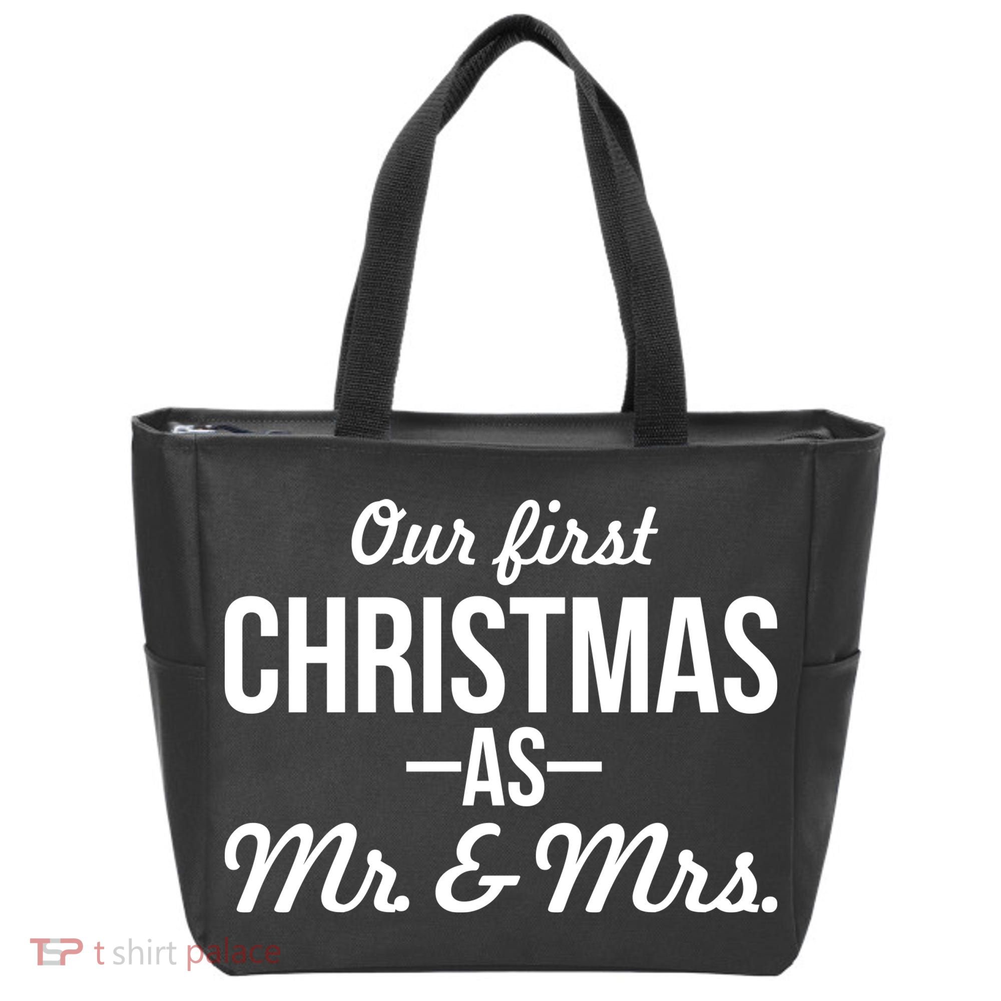Our First Christmas As Mr. & Mrs. Tote Bag