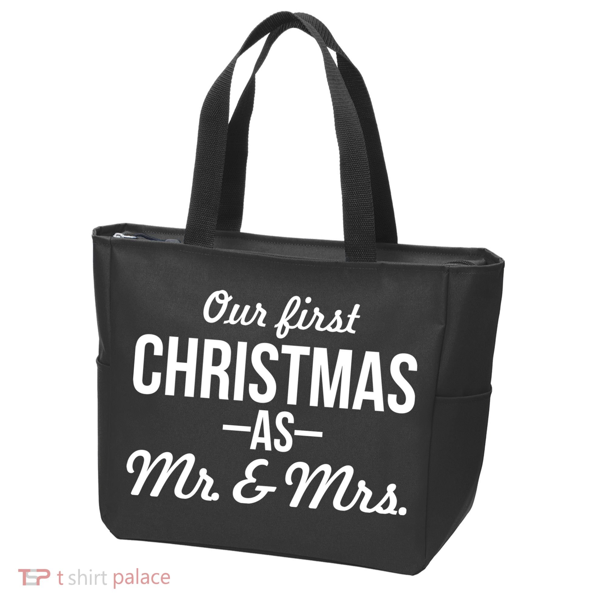 Our First Christmas As Mr. & Mrs. Tote Bag