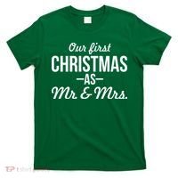 Our First Christmas As Mr. & Mrs. T-Shirt thumb 0