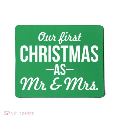 Our First Christmas As Mr. & Mrs. Mousepad