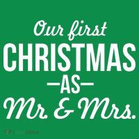 Our First Christmas As Mr. & Mrs. Kids T-Shirt thumb 4