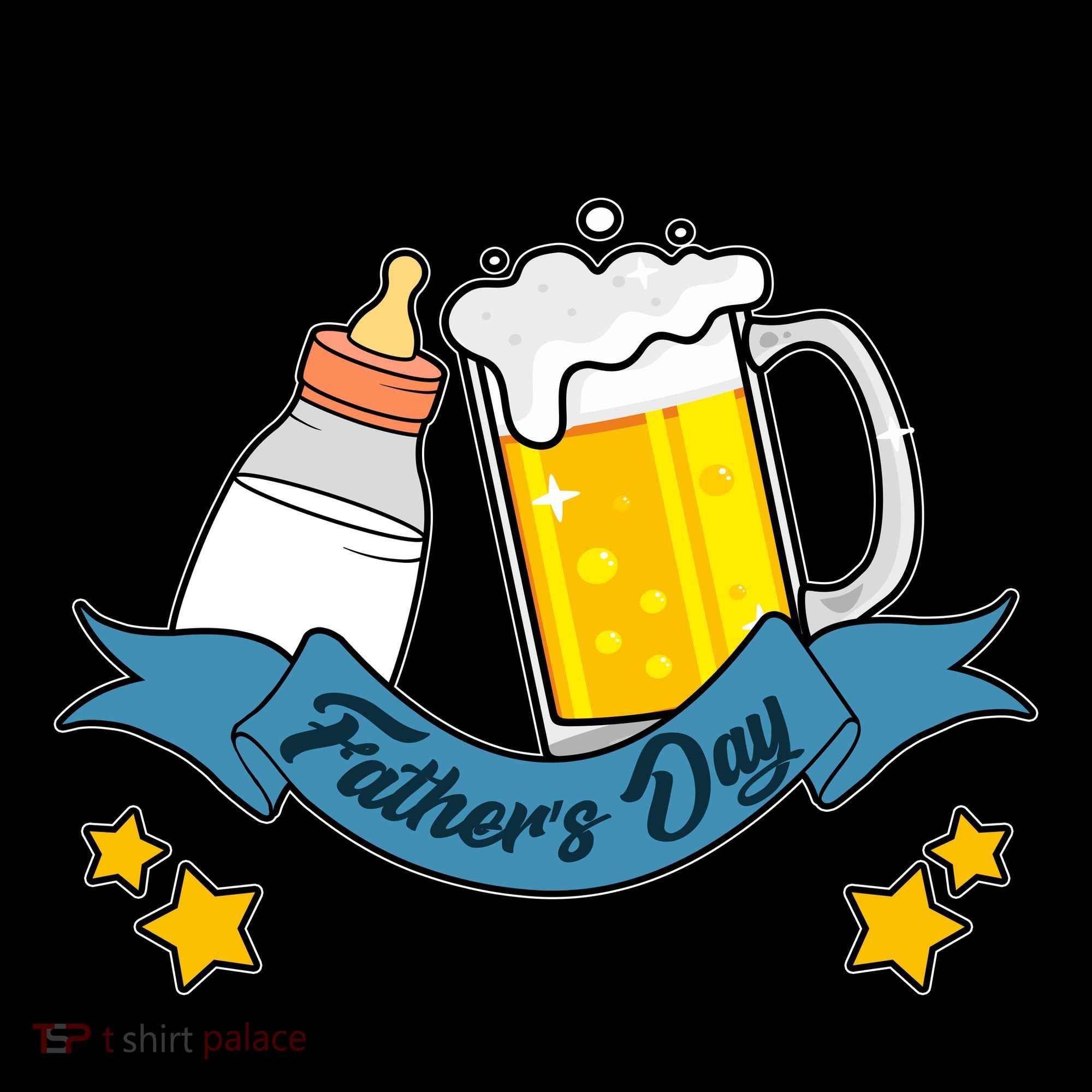 Our First Father's Day Together Baby Bottle Beer Mug Coffee Mug