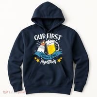 Our First Father's Day Together Baby Bottle Beer Mug Hoodie thumb 0