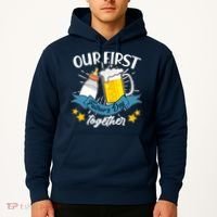 Our First Father's Day Together Baby Bottle Beer Mug Hoodie thumb 2