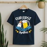 Our First Father's Day Together Baby Bottle Beer Mug T-Shirt thumb 2