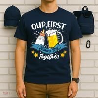 Our First Father's Day Together Baby Bottle Beer Mug T-Shirt thumb 6