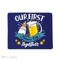 Our First Father's Day Together Baby Bottle Beer Mug Mousepad thumb 0