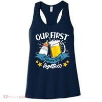 Our First Father's Day Together Baby Bottle Beer Mug Women's Tank Top thumb 0