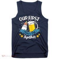 Our First Father's Day Together Baby Bottle Beer Mug Tank Top thumb 0