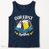 Our First Father's Day Together Baby Bottle Beer Mug Tank Top thumb 2