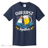 Our First Father's Day Together Baby Bottle Beer Mug Kids T-Shirt thumb 0